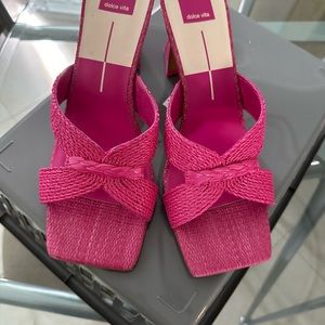 Worn once! Dolce Vida slide sandles